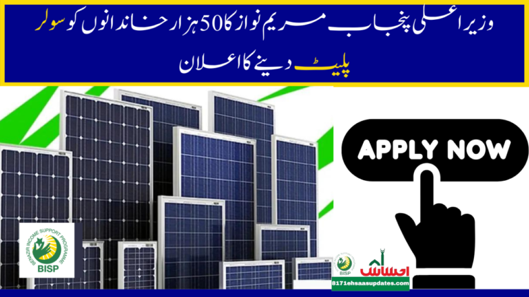 Breaking News: CM Punjab Introduces Roshan Gharana Program to Provide Solar Plates to 50, Families